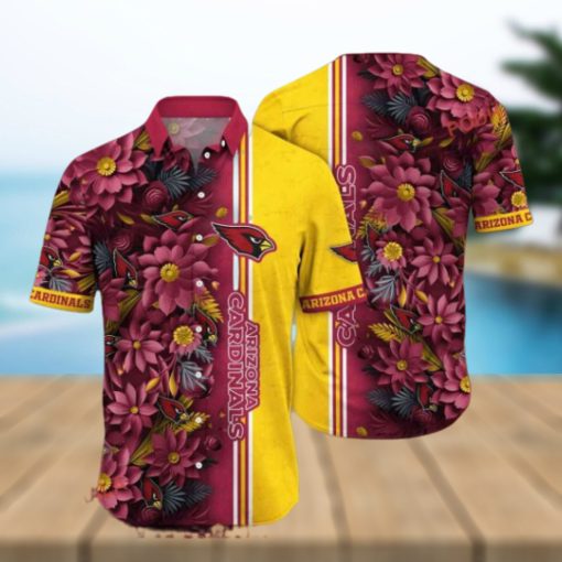 NFL Arizona Cardinals Hawaiian Shirt, Custom Garden Parties Aloha Shirt