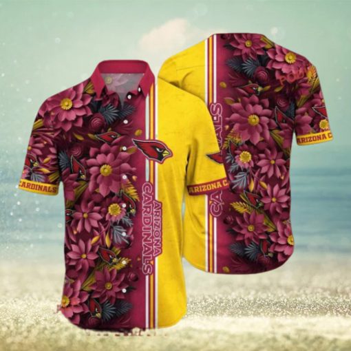 NFL Arizona Cardinals Hawaiian Shirt, Custom Garden Parties Aloha Shirt