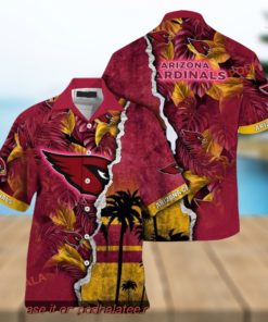 NFL Arizona Cardinals Hawaiian Shirt, Custom Seaside Aloha Shirt