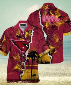 NFL Arizona Cardinals Hawaiian Shirt, Custom Seaside Aloha Shirt