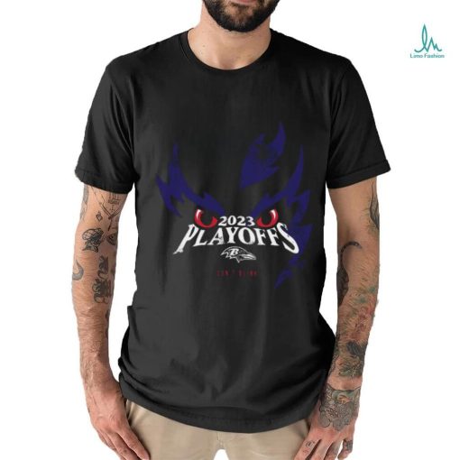 NFL Baltimore Ravens 2023 Playoffs Don’t Blink Logo Unisex T Shirt