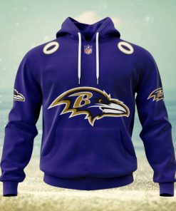 NFL Baltimore Ravens 2024 Personalized Name And Number Hoodie