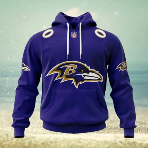 NFL Baltimore Ravens 2024 Personalized Name And Number Hoodie