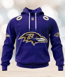 NFL Baltimore Ravens 2024 Personalized Name And Number Hoodie