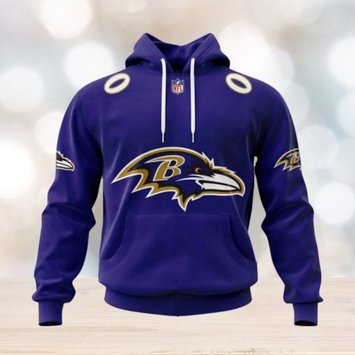 NFL Baltimore Ravens 2024 Personalized Name And Number Hoodie