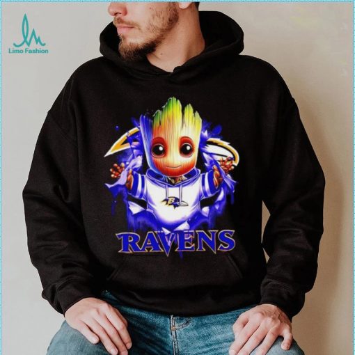 NFL Baltimore Ravens Baby Groot shirt