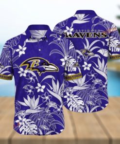 NFL Baltimore Ravens Hawaiian Shirt, Augusttime Aloha Shirt