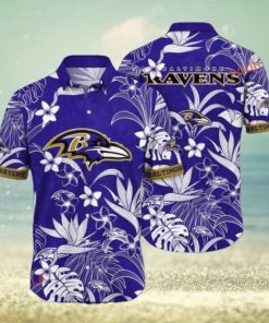 NFL Baltimore Ravens Hawaiian Shirt, Augusttime Aloha Shirt