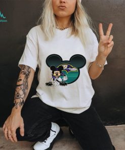 NFL Baltimore Ravens Mickey Mouse Disney Football T shirt