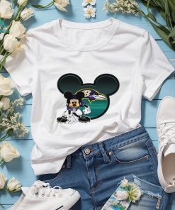 NFL Baltimore Ravens Mickey Mouse Disney Football T shirt