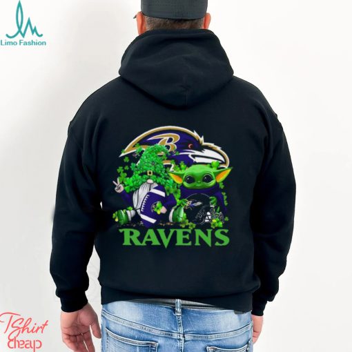 NFL Baltimore Ravens St Patrick’s Day T Shirt Special Gomes Baby Yoda St Patricks Day Shirt