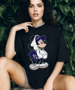 NFL Baltimore Ravens X Disney Mickey Mouse T Shirt