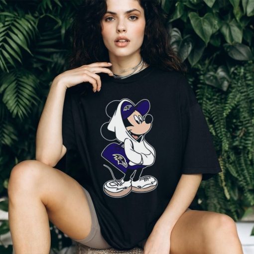 NFL Baltimore Ravens X Disney Mickey Mouse T Shirt