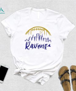 NFL Baltimore Ravens football Ravens heart skyline logo shirt, hoodie, sweater, long sleeve and tank top NFL Baltimore Ravens football Ravens heart skyline logo shirt