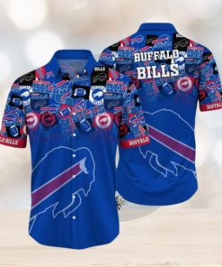 NFL Buffalo Bills Hawaiian Shirt full logo Style new art for fan