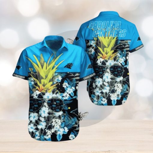 NFL Carolina Panthers Hawaiian Shirt Pineapple Trending For Men Women