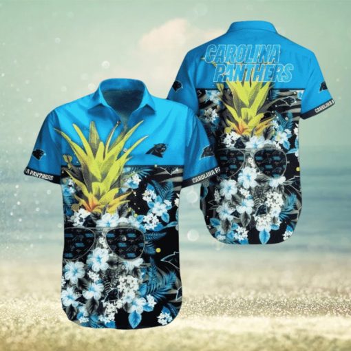 NFL Carolina Panthers Hawaiian Shirt Pineapple Trending For Men Women