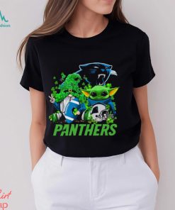 NFL Carolina Panthers St Patrick’s Day T Shirt Special Gomes Baby Yoda St Patricks Day Shirt