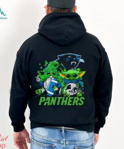 NFL Carolina Panthers St Patrick’s Day T Shirt Special Gomes Baby Yoda St Patricks Day Shirt