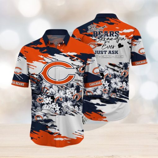 NFL Chicago Bears Hawaiian Shirt Personalized For Men Women