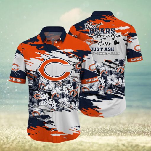 NFL Chicago Bears Hawaiian Shirt Personalized For Men Women