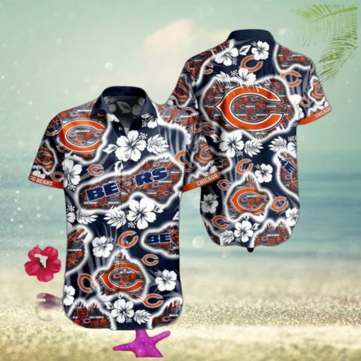 NFL Chicago Bears Hawaiian Shirt Short For Fans