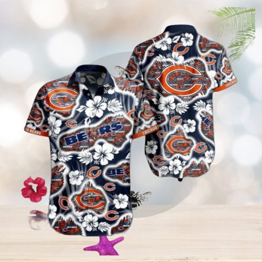 NFL Chicago Bears Hawaiian Shirt Short For Fans