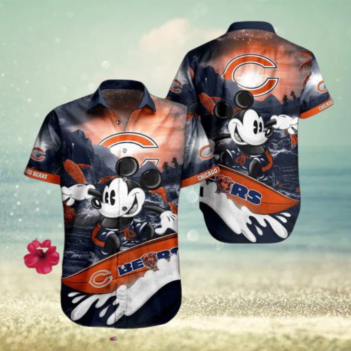 NFL Chicago Bears Hawaiian Shirt Trending Summer Mickey