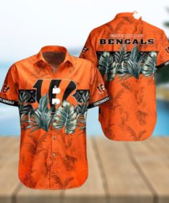 NFL Cincinnati Bengals Aloha Collection Summer Trending Hawaiian Shirt Short