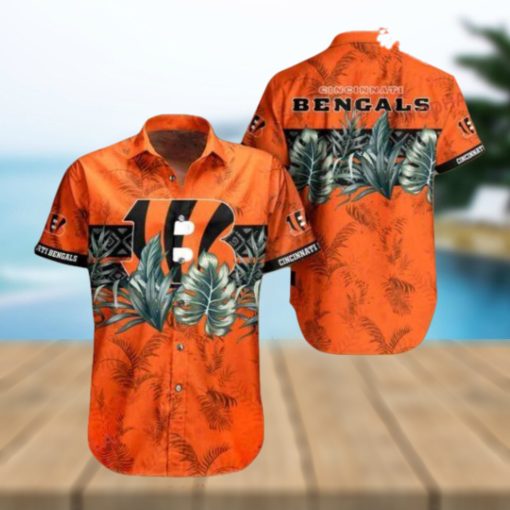 NFL Cincinnati Bengals Aloha Collection Summer Trending Hawaiian Shirt Short