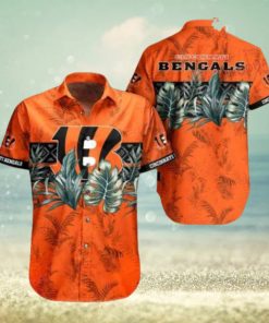 NFL Cincinnati Bengals Aloha Collection Summer Trending Hawaiian Shirt Short