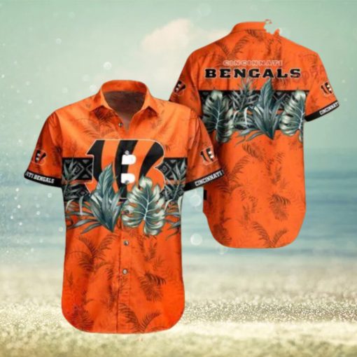 NFL Cincinnati Bengals Aloha Collection Summer Trending Hawaiian Shirt Short