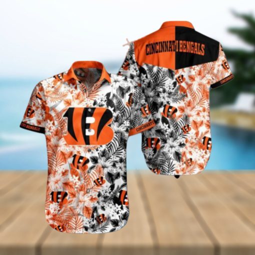 NFL Cincinnati Bengals Hawaiian Shirt Short Summer Collection Trendy Aloha