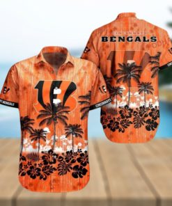 NFL Cincinnati Bengals Hawaiian Shirt, Summer Aloha Design, Bengals Men’s Apparel