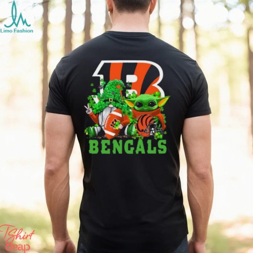 NFL Cincinnati Bengals St Patrick’s Day T Shirt Special Gomes Baby Yoda St Patricks Day Shirt
