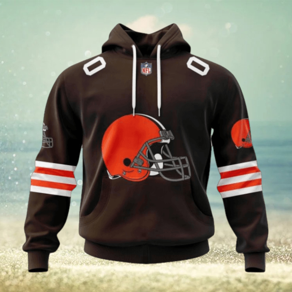 NFL Cleveland Browns 2024 Personalized Name And Number Hoodie NFL Cleveland Browns 2024 Personalized Name And Number Hoodie