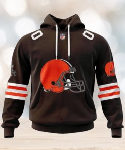 NFL Cleveland Browns 2024 Personalized Name And Number Hoodie