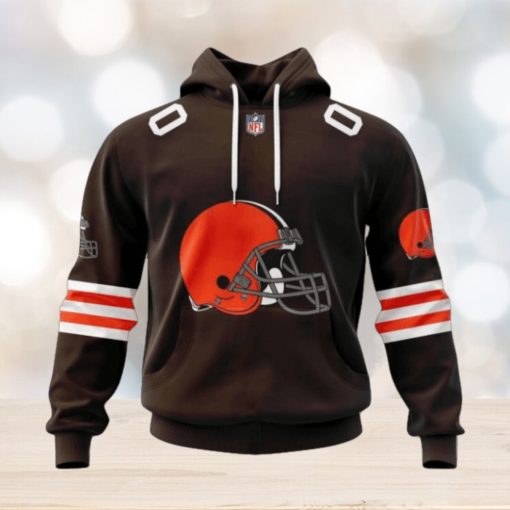 NFL Cleveland Browns 2024 Personalized Name And Number Hoodie