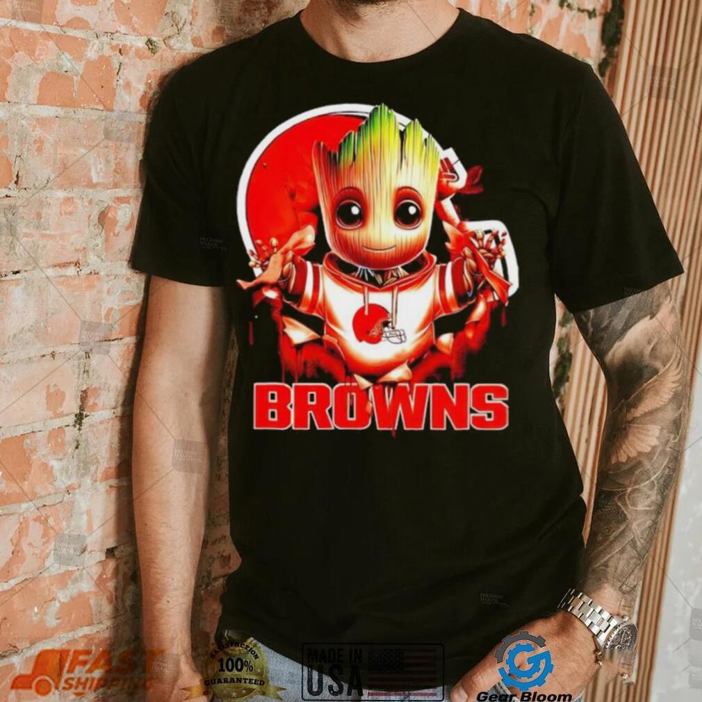 NFL Cleveland Browns Baby Groot shirt NFL Cleveland Browns Baby Groot shirt