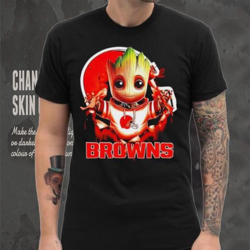 NFL Cleveland Browns Baby Groot shirt