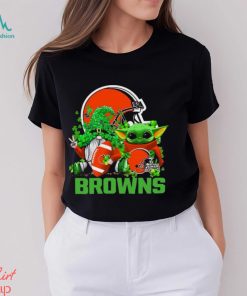 NFL Cleveland Browns St Patrick’s Day T Shirt Special Gomes Baby Yoda St Patricks Day Shirt