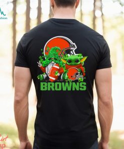 NFL Cleveland Browns St Patrick’s Day T Shirt Special Gomes Baby Yoda St Patricks Day Shirt