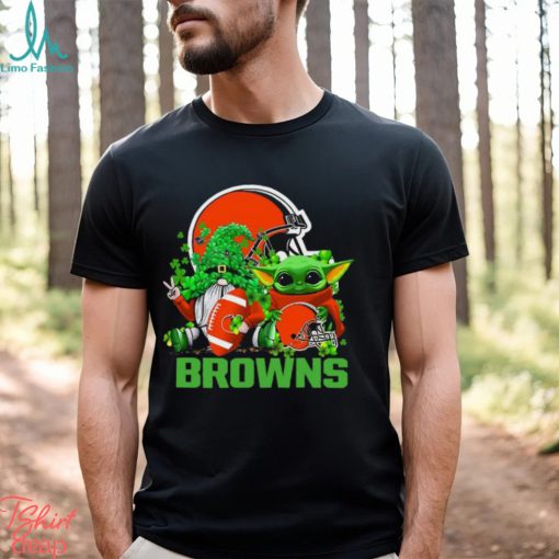 NFL Cleveland Browns St Patrick’s Day T Shirt Special Gomes Baby Yoda St Patricks Day Shirt