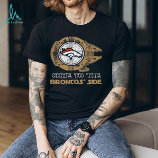 NFL Come To The Denver Broncos Star Wars Football Sports Youth Tshirt