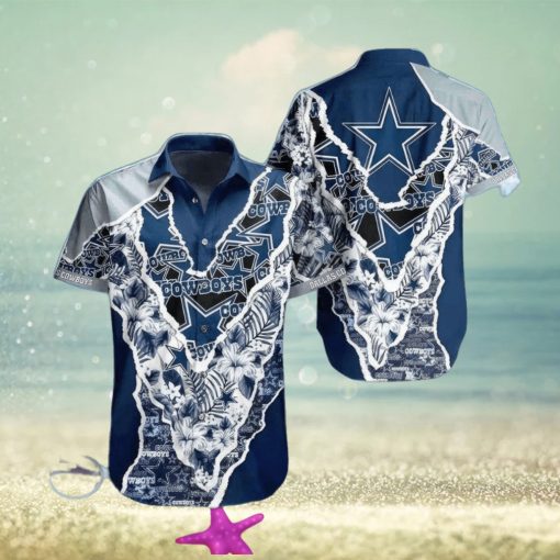 NFL Dallas Cowboys Hawaiian Shirt And Short This Summer