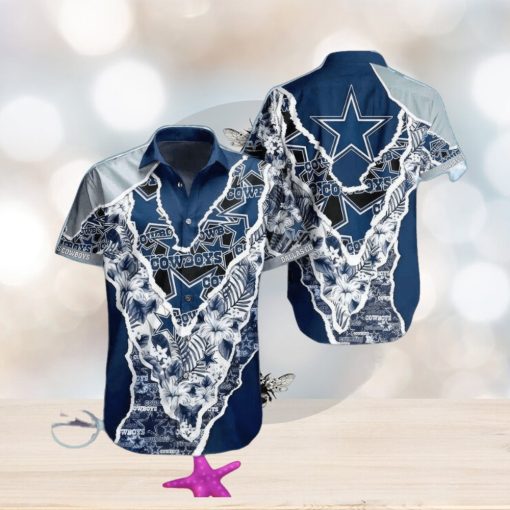 NFL Dallas Cowboys Hawaiian Shirt And Short This Summer