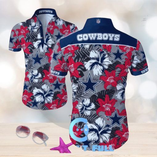 NFL Dallas Cowboys Logo Hawaiian Shirt N