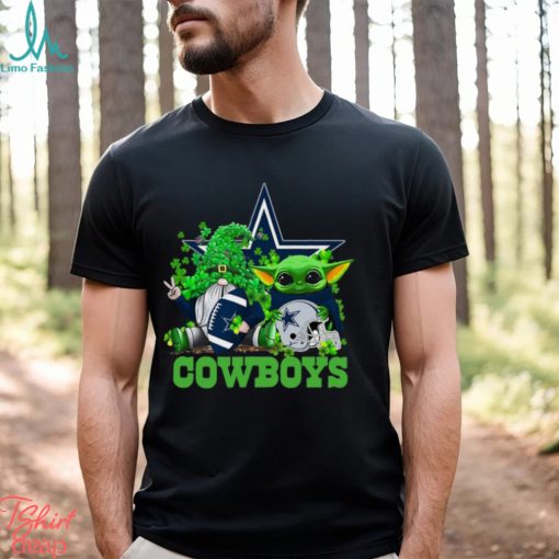 NFL Dallas Cowboys St Patrick’s Day T Shirt Special Gomes Baby Yoda St Patricks Day Shirt