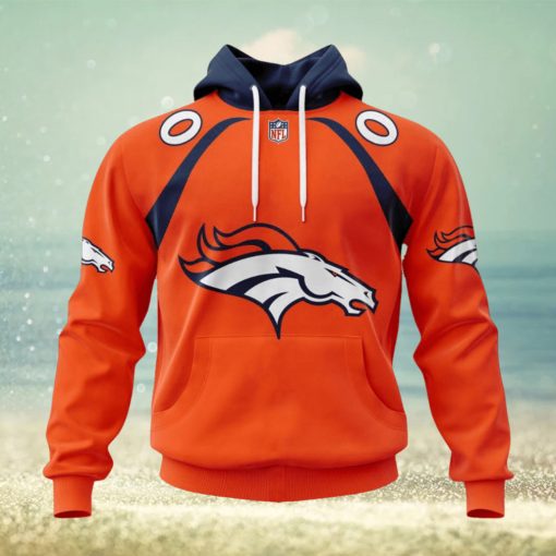 NFL Denver Broncos 2024 Personalized Name And Number Hoodie