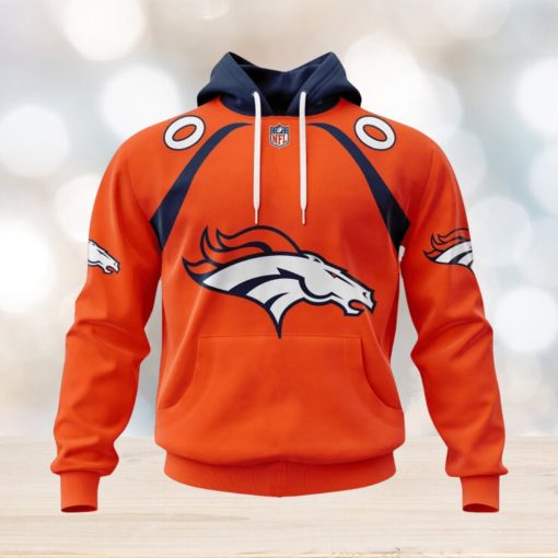 NFL Denver Broncos 2024 Personalized Name And Number Hoodie